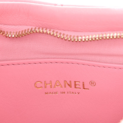 Chanel Lambskin Quilted CC Links Hobo Light Pink 6 of 11