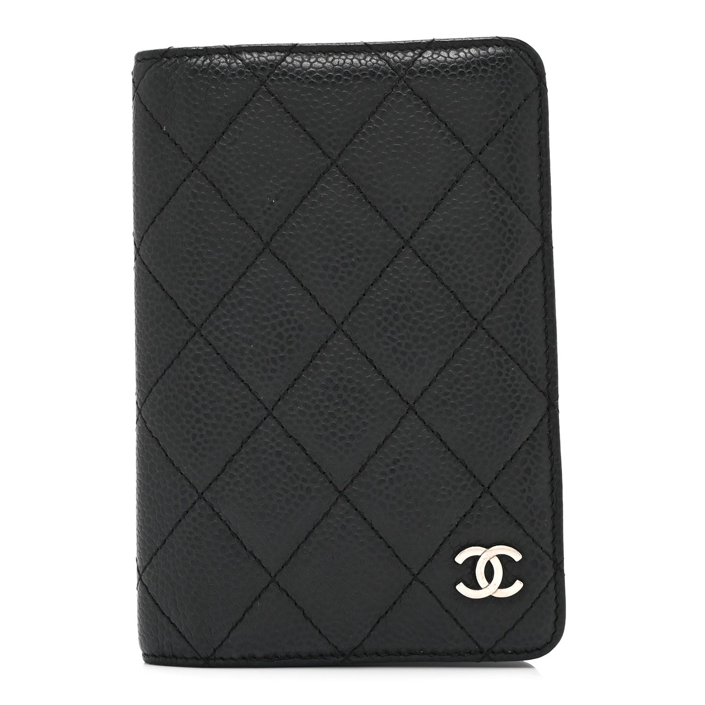 Caviar Quilted Agenda Cover Black