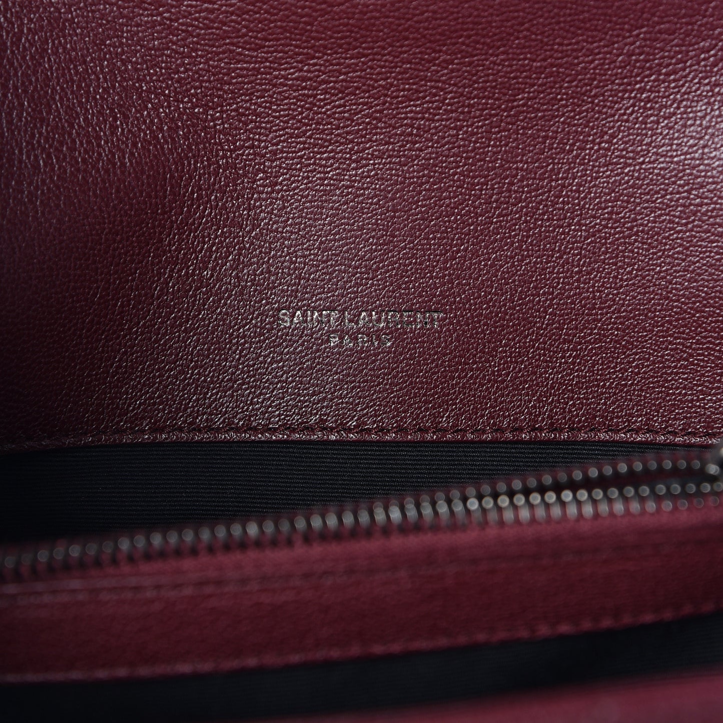 Sheepskin Matelasse Chevron Medium College Bag Rouge Legion
