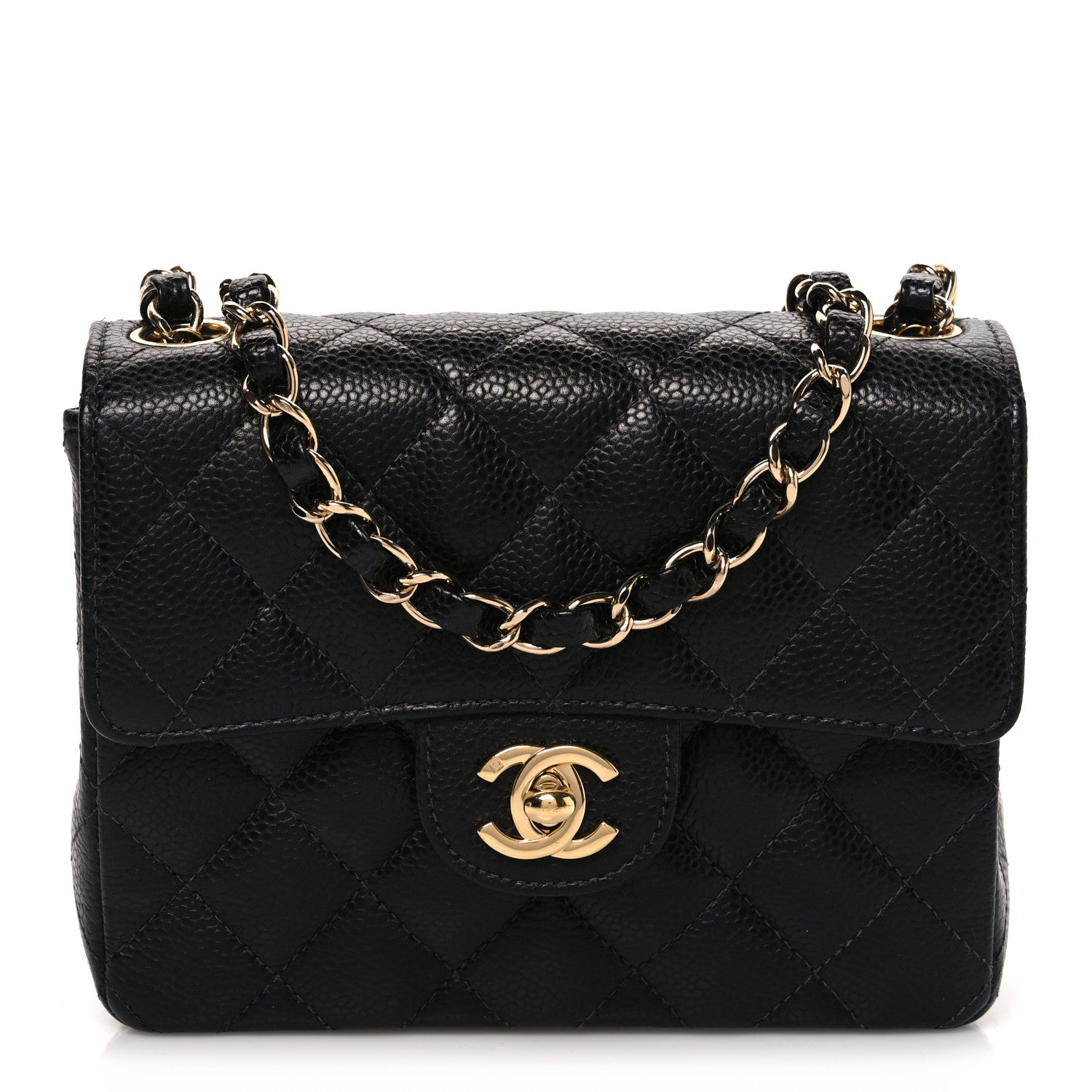 Chanel Caviar Quilted Mini Square Flap Black 1 of 9