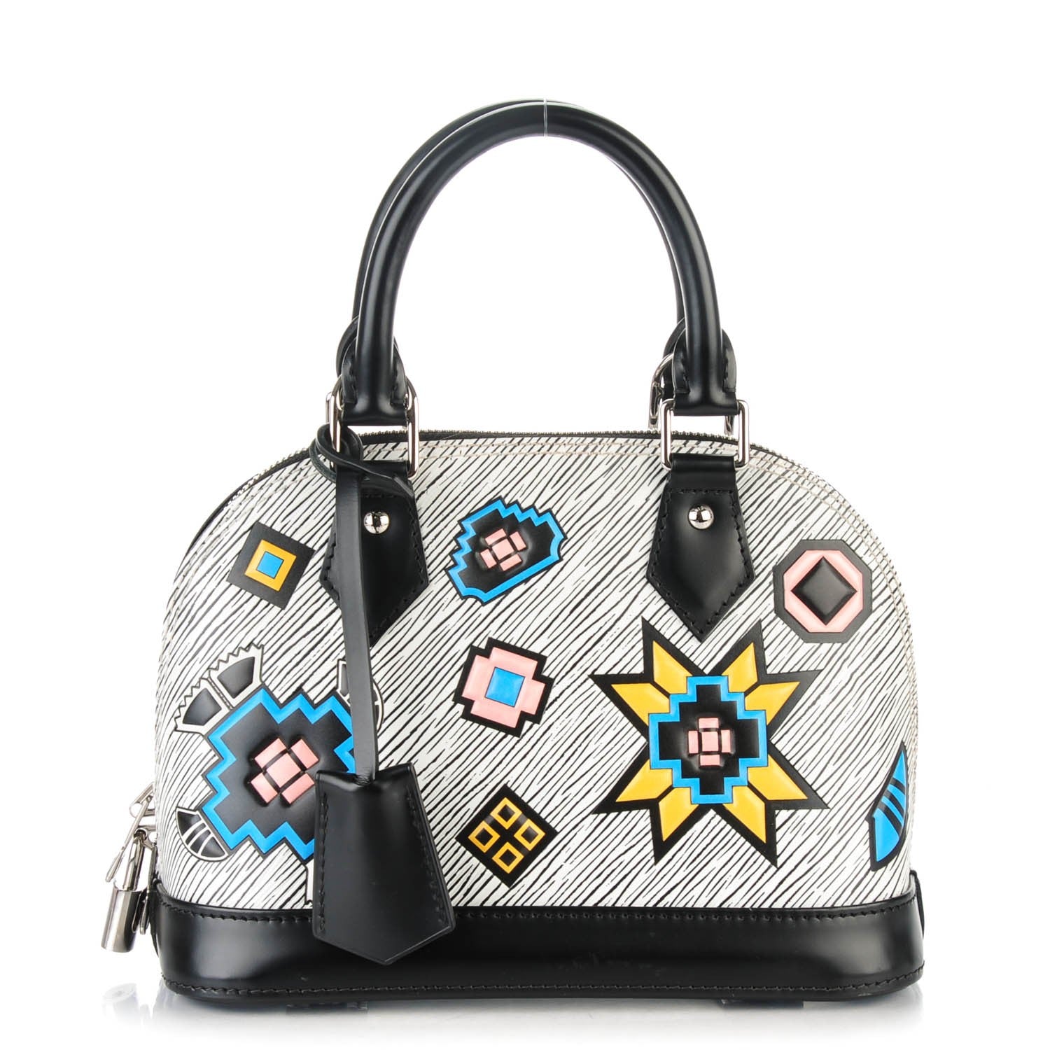 Louis Vuitton Epi Azteque Alma BB White 1 of 7