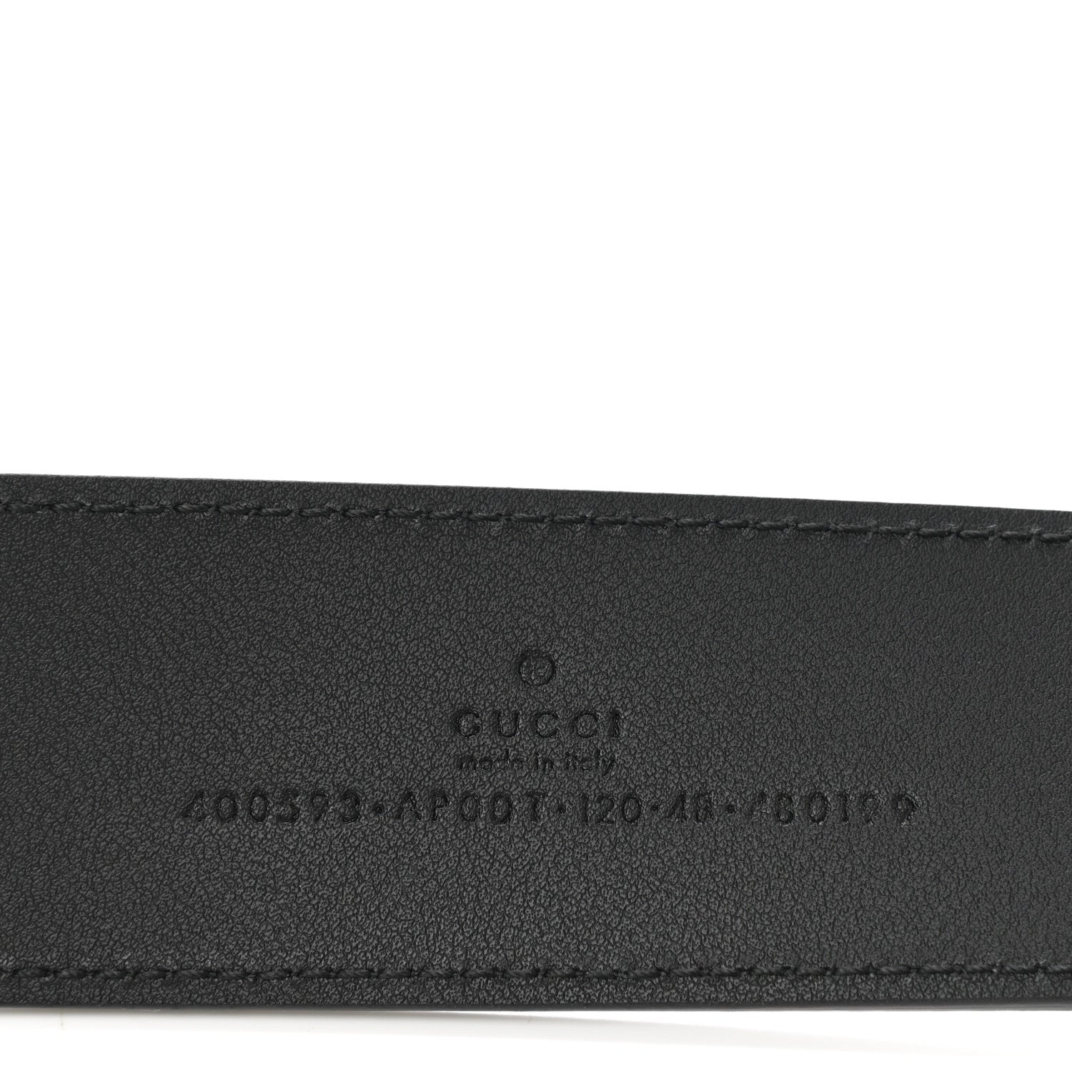 Gucci Calfskin Double G 40mm Belt 120 48 Black 3 of 7