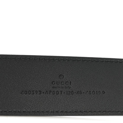 Gucci Calfskin Double G 40mm Belt 120 48 Black 3 of 7