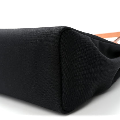 Hermes Military Toile Vache Hunter Herbag Zip Retourne 31 PM Black Fauve 10 of 10