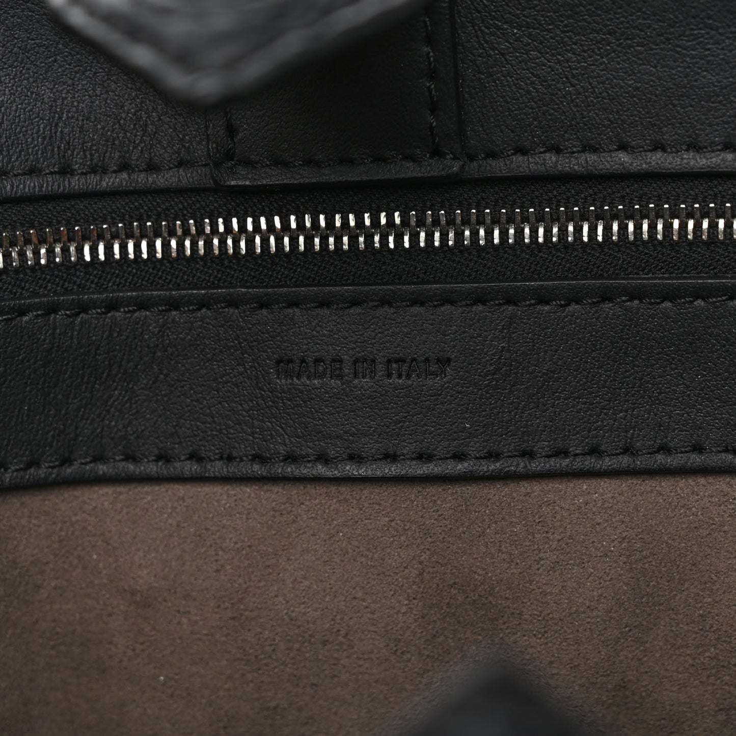Vitello Century Opaco F is Fendi Regular Runaway Satchel Black