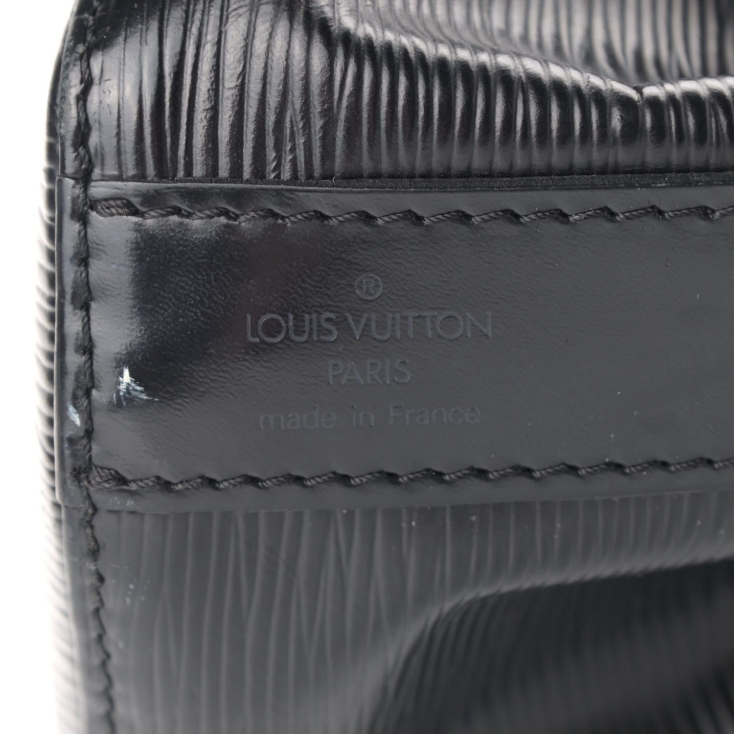 Louis Vuitton Epi Sac D'Epaule Black 6 of 12