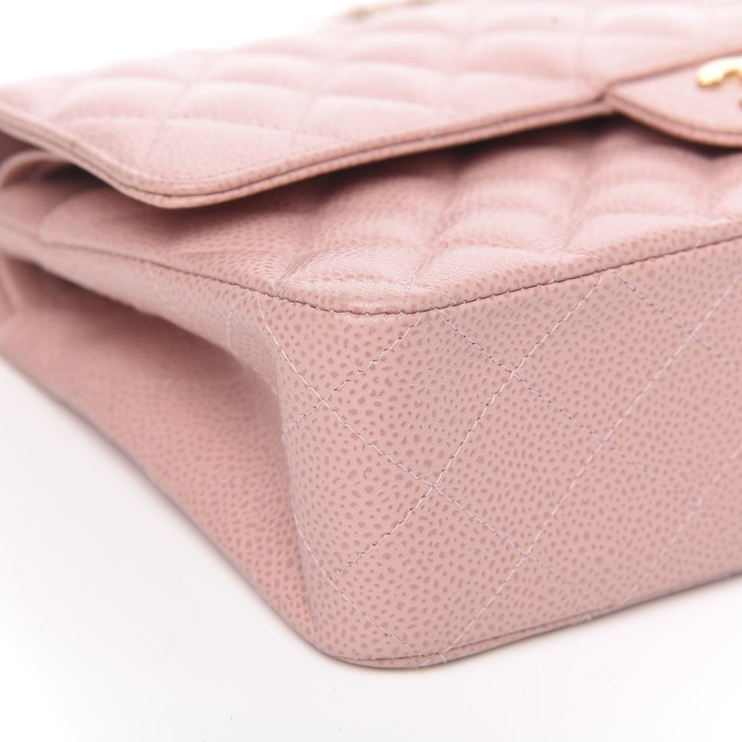 Chanel Caviar Quilted Small Double Flap Pink 9 of 11