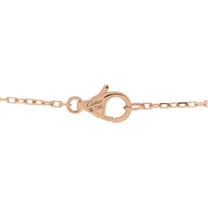 Cartier 18K Pink Gold Diamond Black Onyx SM Amulette de Cartier Pendant Necklace 4 of 4