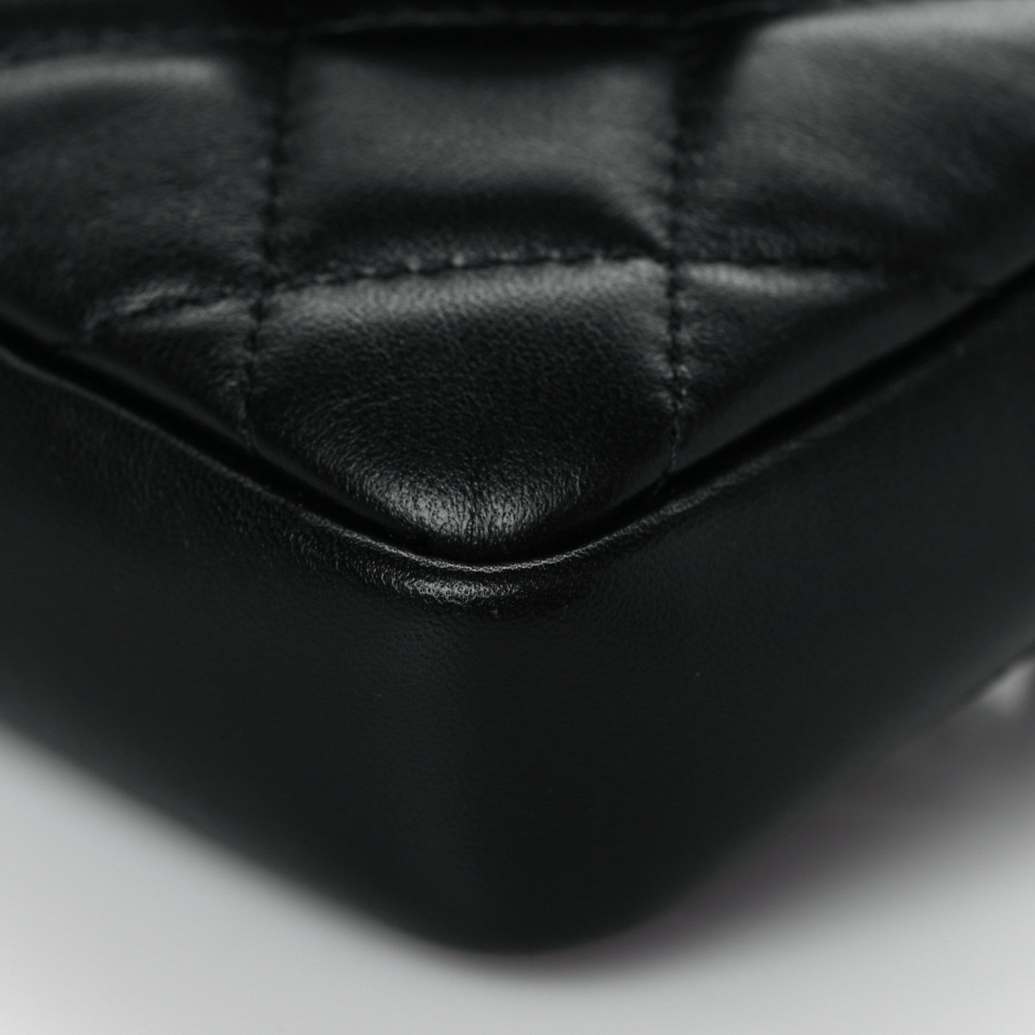 Chanel Lambskin Quilted Waist Bag With Pouch Black 10 of 10