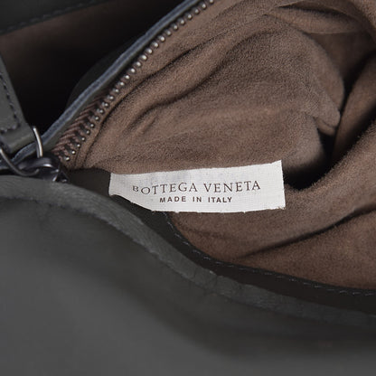 Bottega Veneta Nappa Intrecciato Dahlia Clutch Crossbody Light Grey 7 of 8