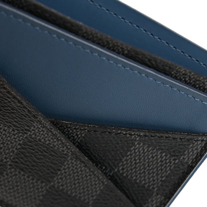 Louis Vuitton Damier Graphite Slender Wallet Blue 9 of 10