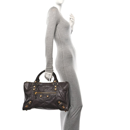 Balenciaga Agneau Giant 21 Gold Hardware Work Charbon 2 of 13