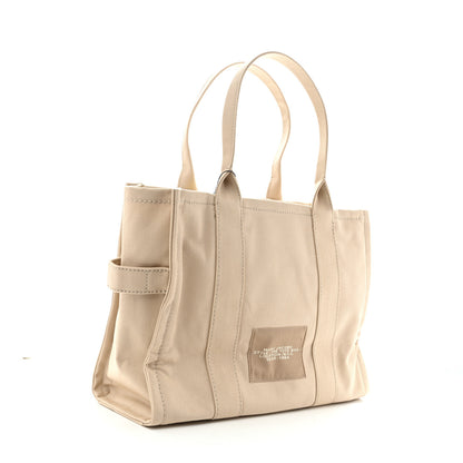 Marc Jacobs Cotton Canvas Large The Tote Bag Beige 3 of 12