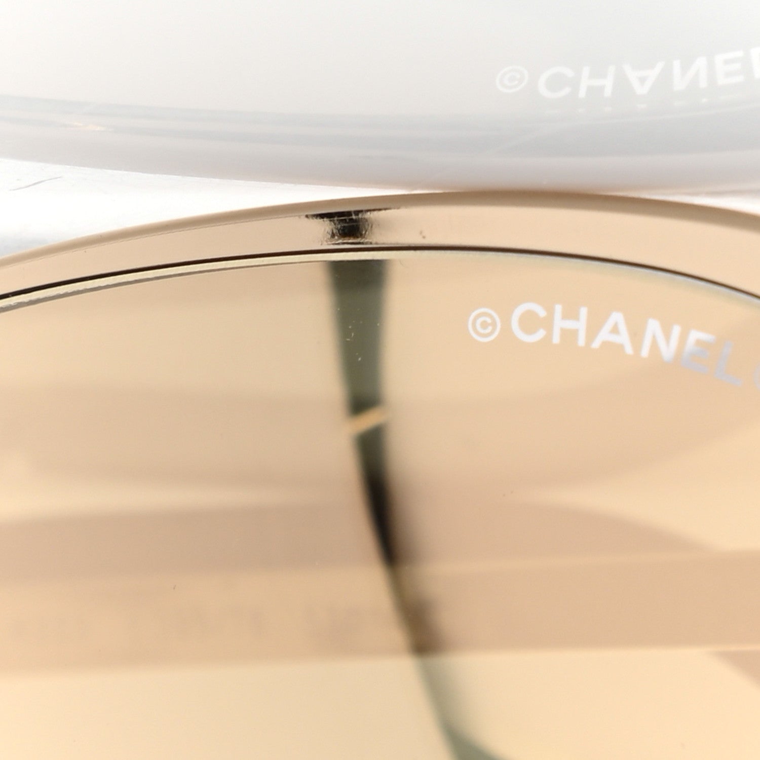 Chanel Metal Mirrored Pilot Summer Sunglasses 4223 Gold 10 of 12