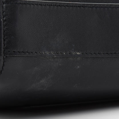 Saint Laurent Smooth Calfskin Suede Medium Reversible Monogram Kate Satchel Black 15 of 16