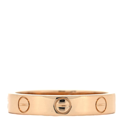 Cartier 18K Yellow Gold 3.5mm LOVE Wedding Band Ring 52 6 6 of 8