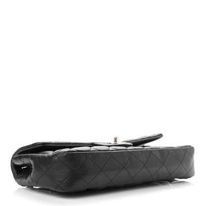 Chanel Lambskin Quilted East West Flap Black 4 of 16