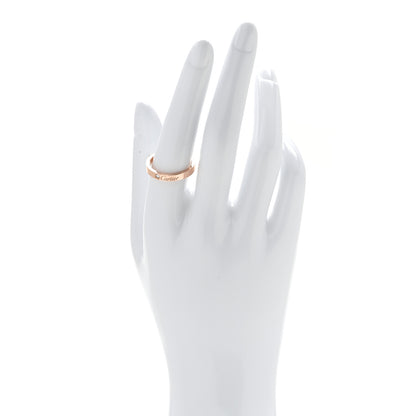 Cartier 18K Pink Gold Diamond 3mm C De Cartier Wedding Band Ring 56 7.75 2 of 7