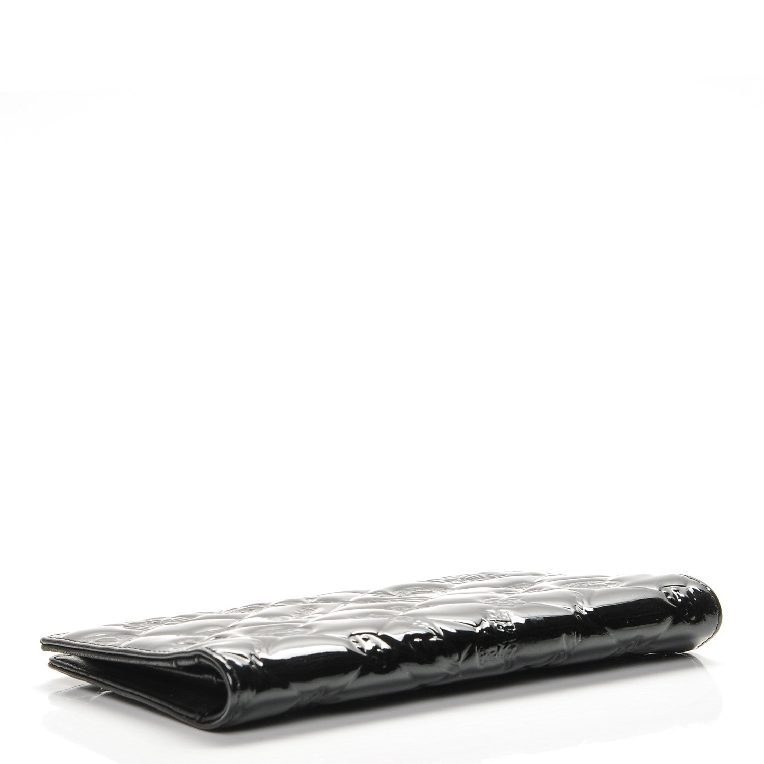 Chanel Patent Calfskin Lucky Symbols Yen Wallet Black 4 of 8