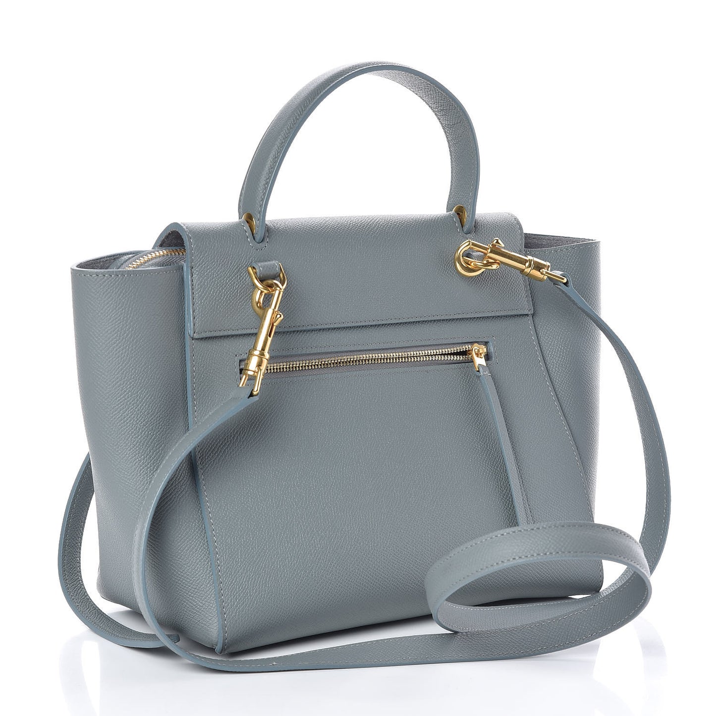 Baby Grained Calfskin Micro Belt Bag Storm