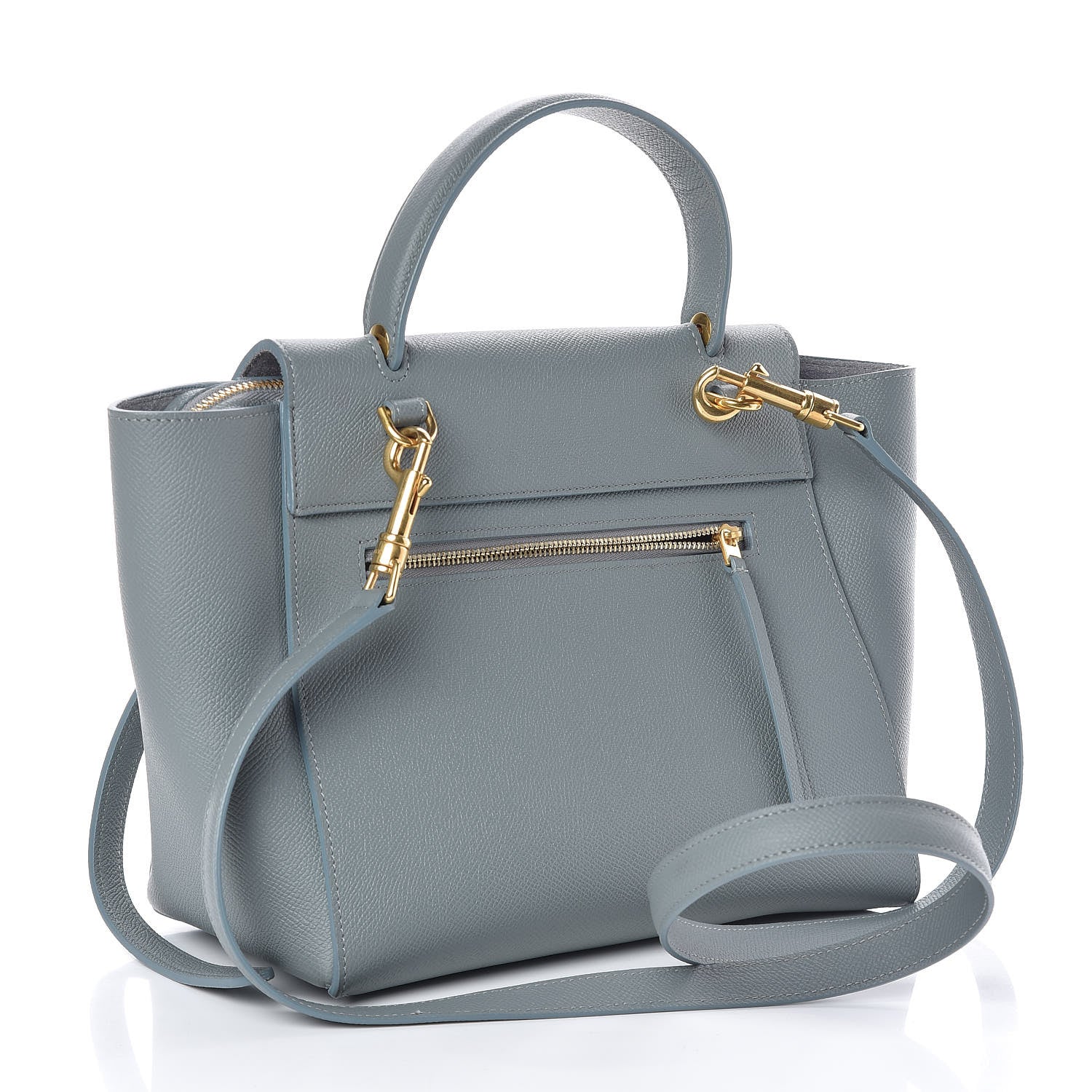 Celine Baby Grained Calfskin Micro Belt Bag Storm 3 of 10