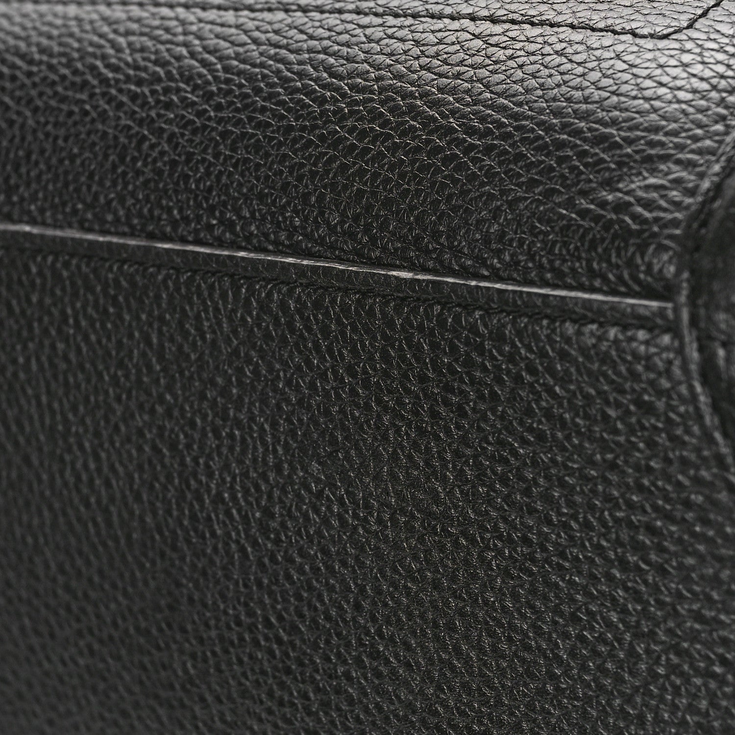 Celine Drummed Calfskin Mini Luggage Black 9 of 13