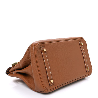 Hermes Togo Birkin 30 Gold 4 of 12