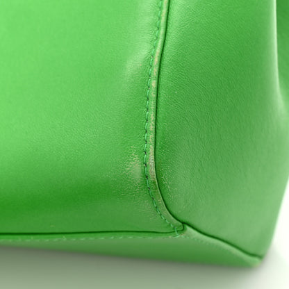 Fendi Nappa Mini Peekaboo Iconic Satchel Tomatillo 11 of 14
