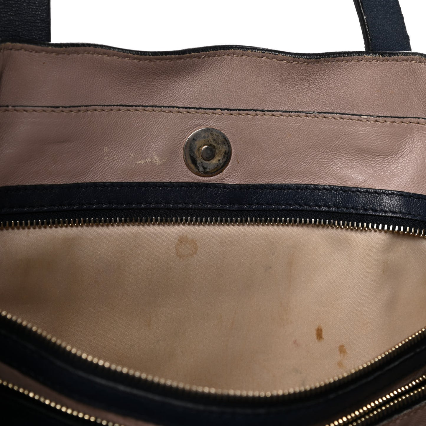 Nappa Medium Rockstud Soft Tote Marine