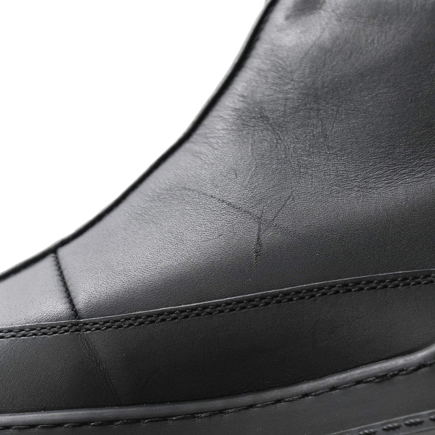 Chanel Calfskin Nylon CC Ankle Snow Boots 37 Black 15 of 17