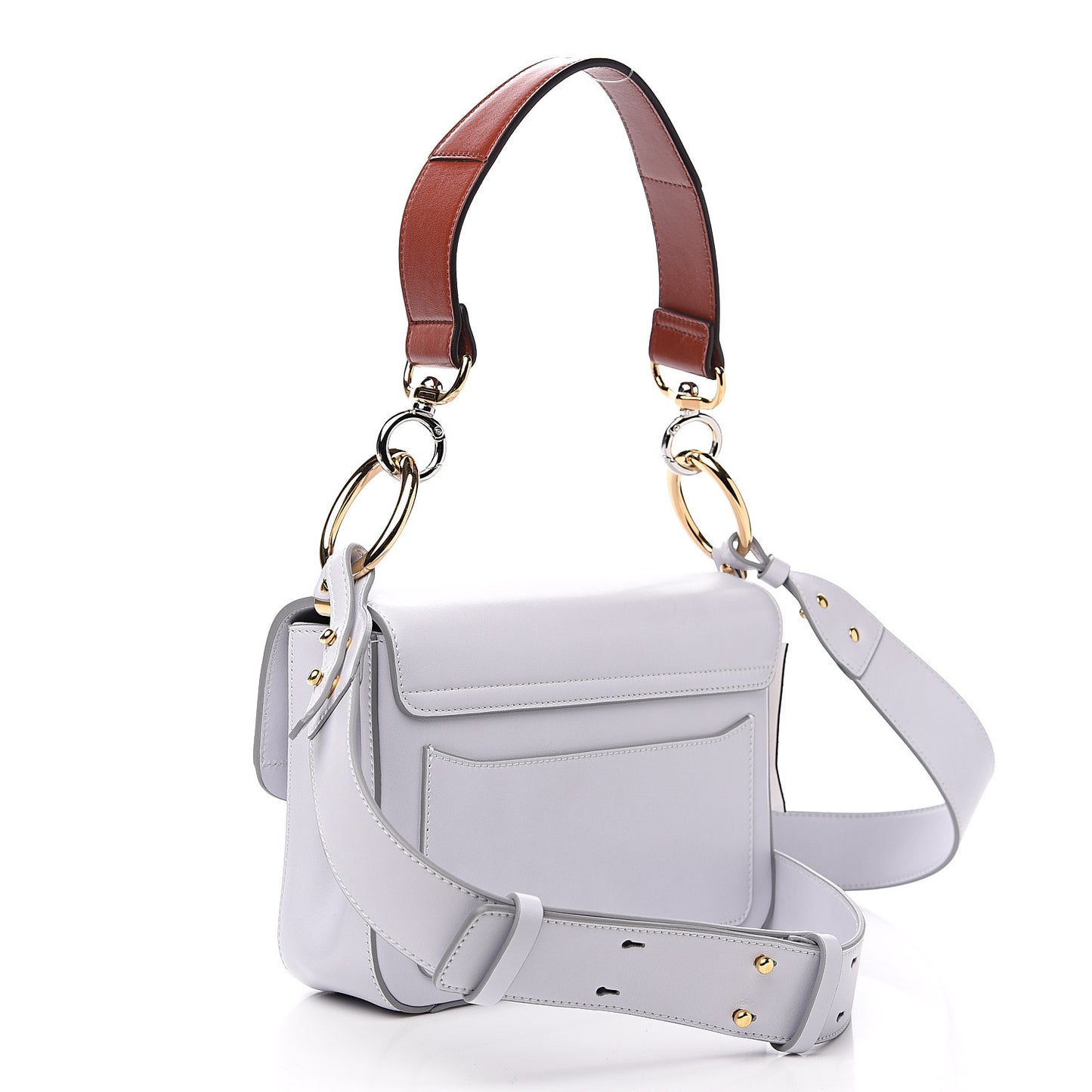 Calfskin Small C Double Carry Light Cloud