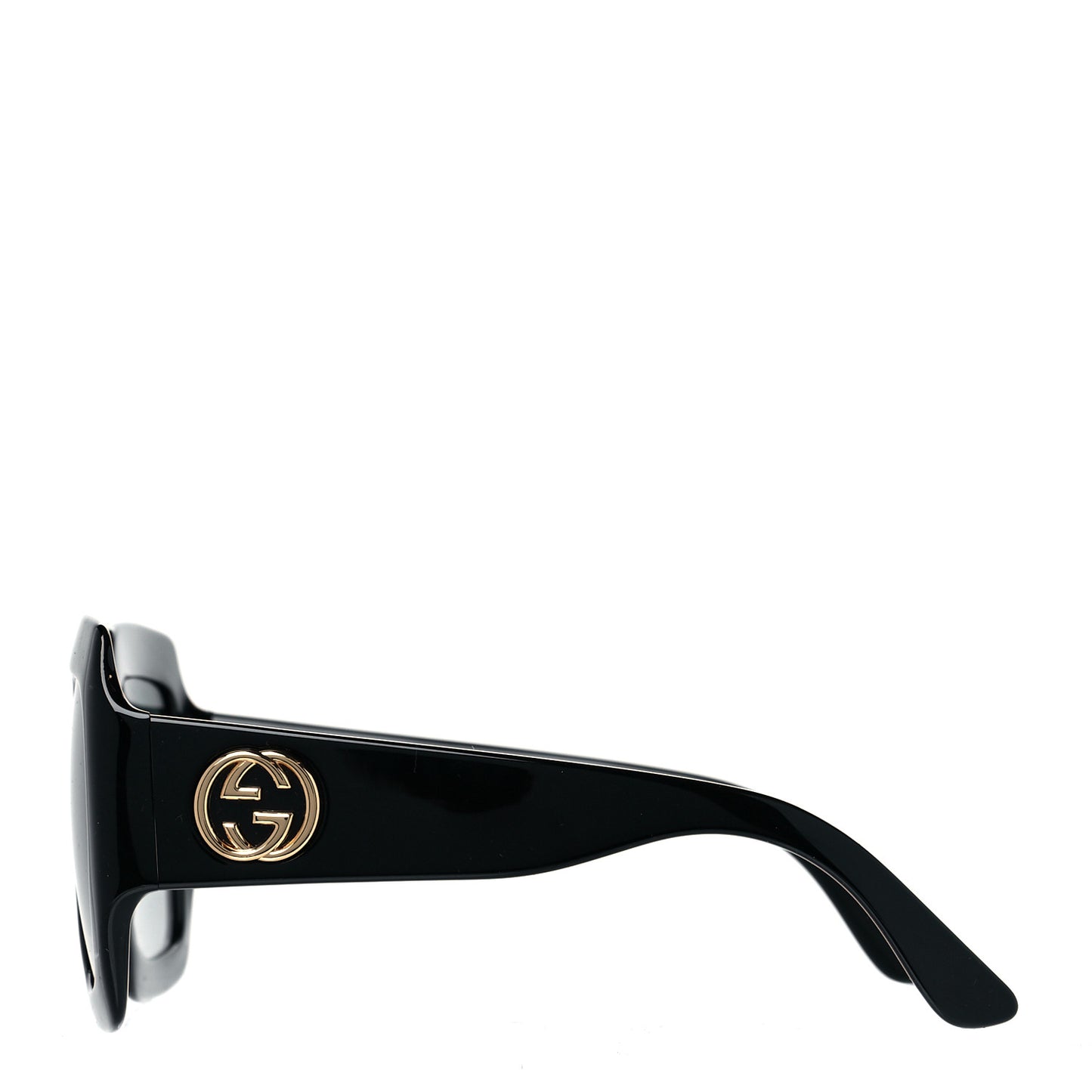 Acetate Square Frame Sunglasses GG0053S Black