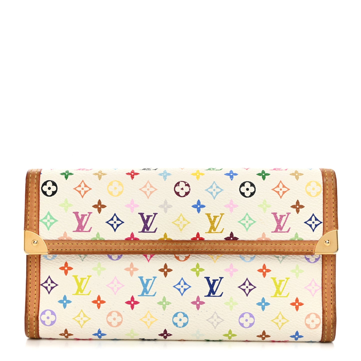 Monogram Multicolor Porte Tresor International Wallet White
