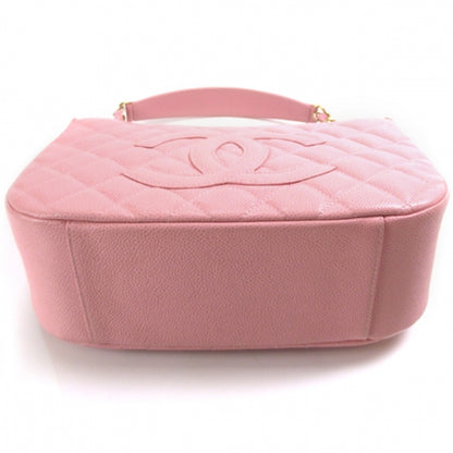 Chanel Caviar Shoulder Bag Pink 5 of 10