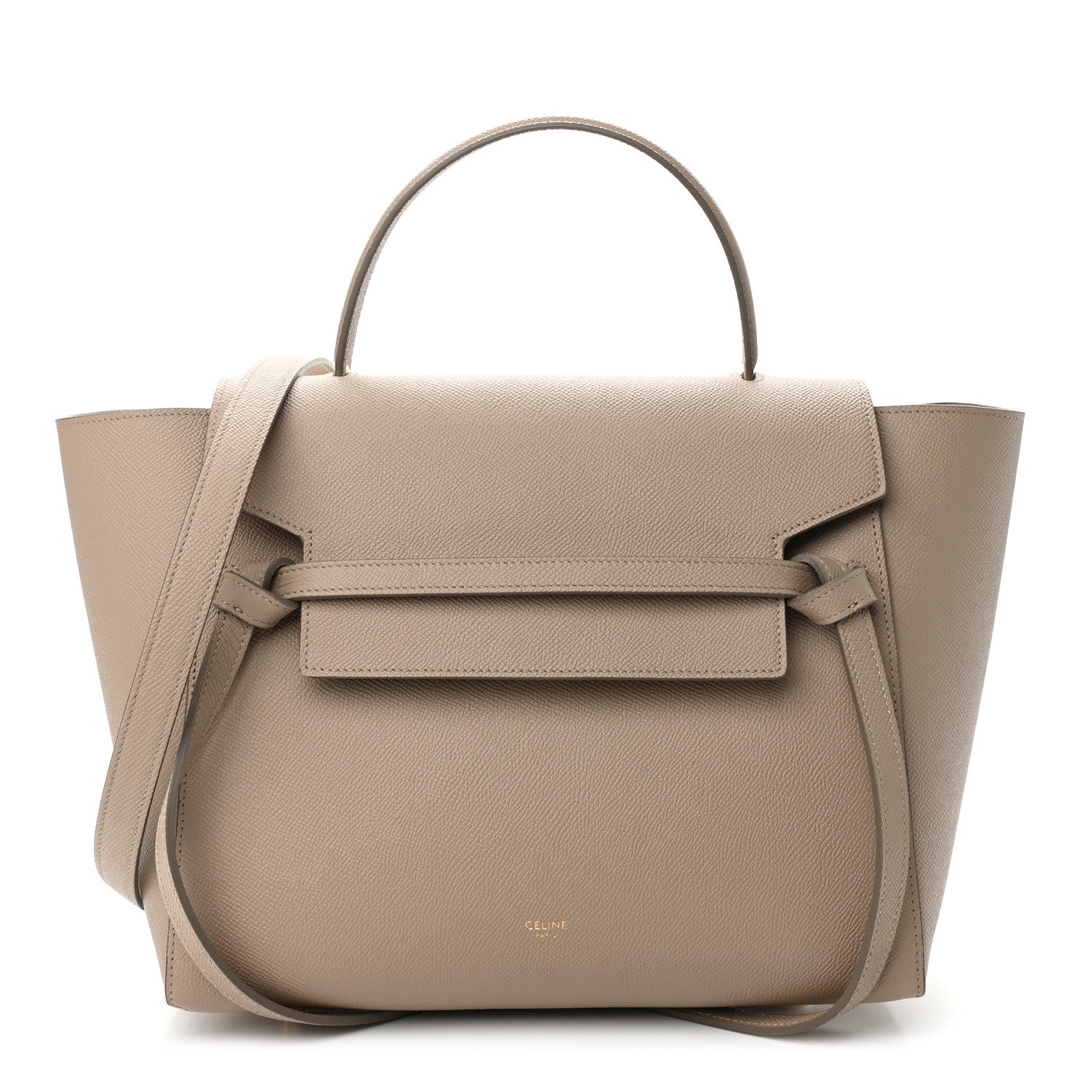 Celine Grained Calfskin Mini Belt Bag Light Taupe 1 of 8