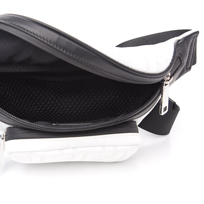 Fendi Neoprene Mesh Vitello Grace FF Pocket Belt Bag White 4 of 8