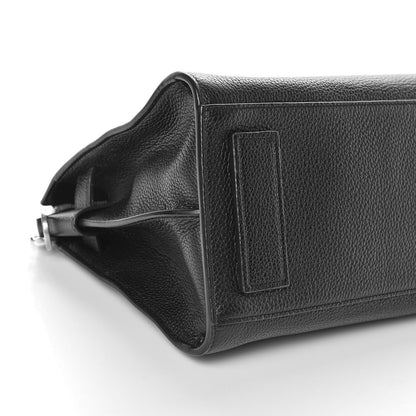 Saint Laurent Grained Calfskin Baby Supple Sac De Jour Black 9 of 14