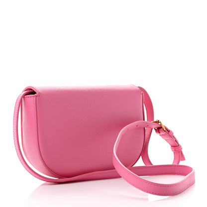 Balenciaga Signature Grained Calfskin Logo Print Ville Day Bag XS Rose Bubblegum Black 4 of 10