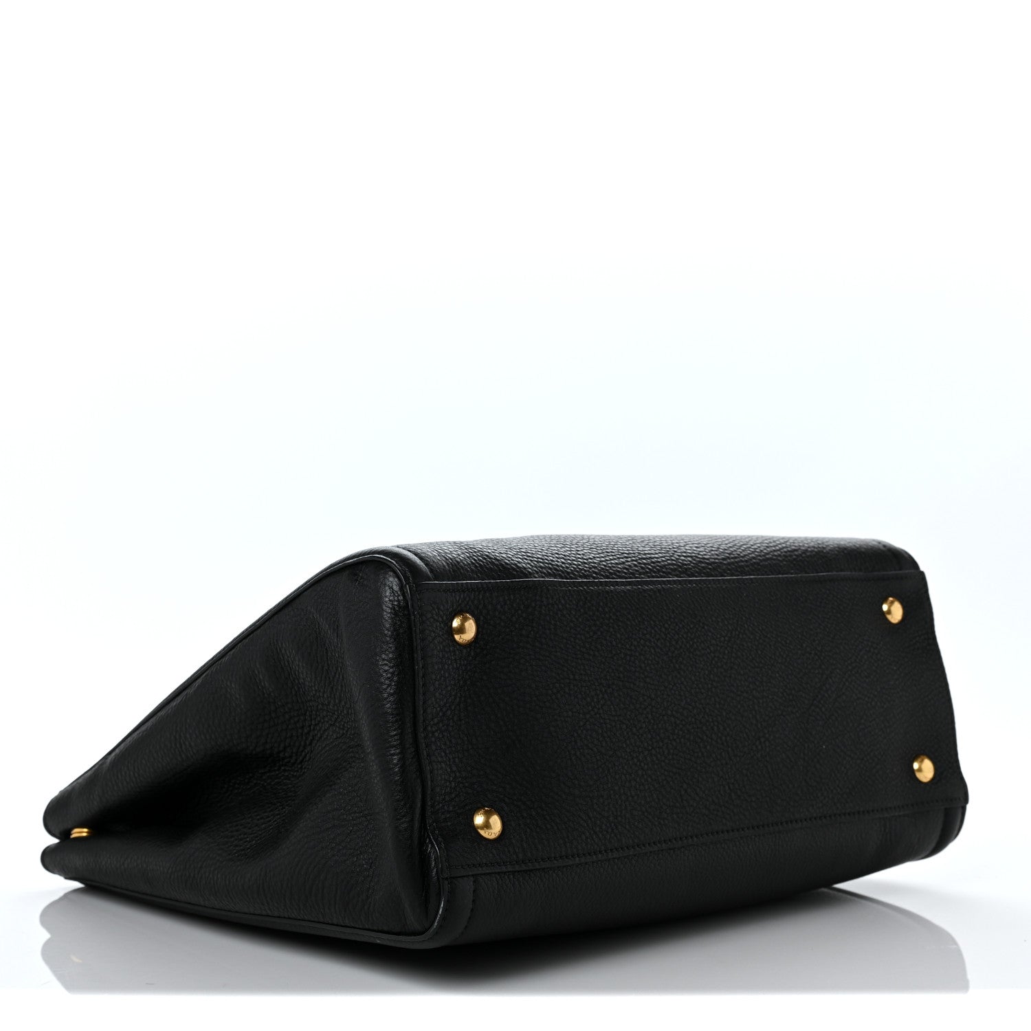 Prada Vitello Daino Shopping Tote Black 4 of 11