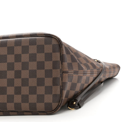 Louis Vuitton Damier Ebene Neo Neverfull MM Rose Ballerine 10 of 10