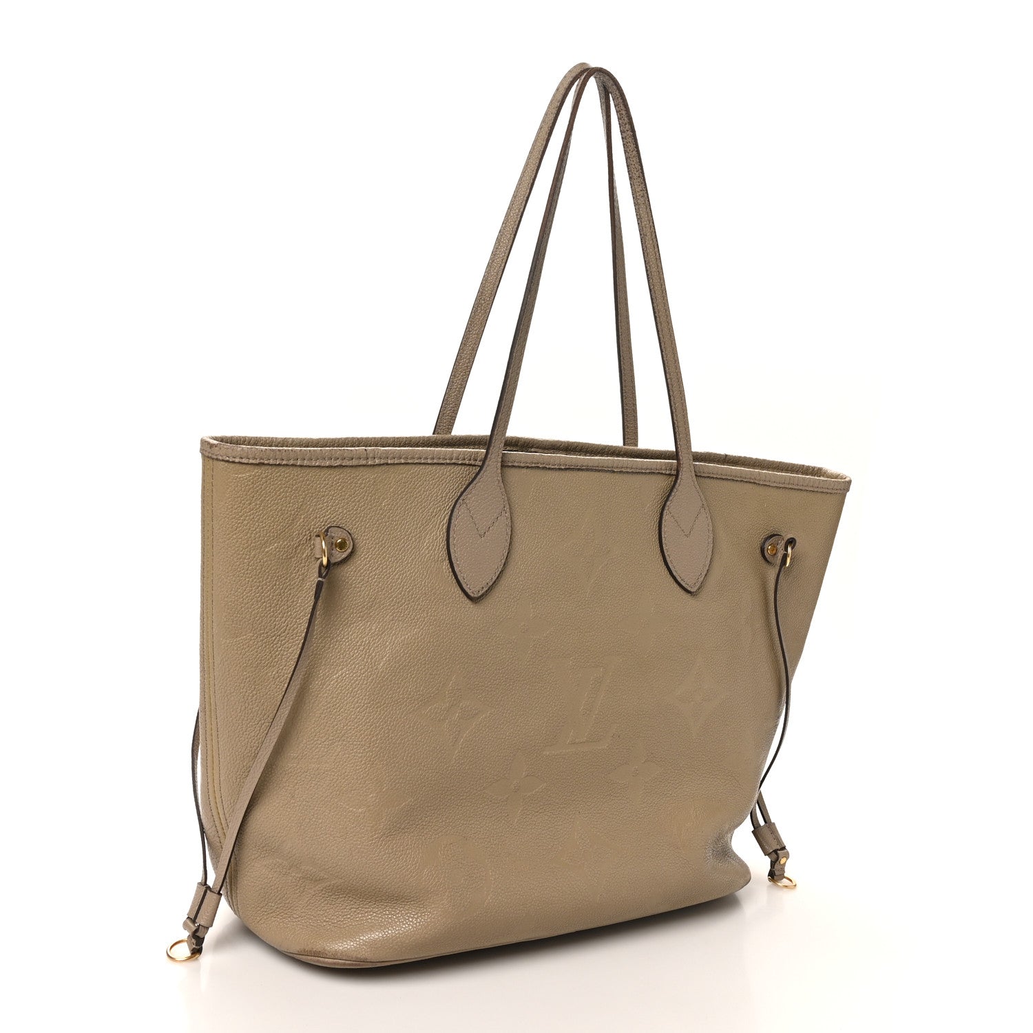 Louis Vuitton Empreinte Monogram Giant Neverfull MM Tourterelle 4 of 16