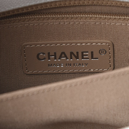 Chanel Iridescent Caviar Chevron Quilted Mini Coco Handle Flap White 7 of 14