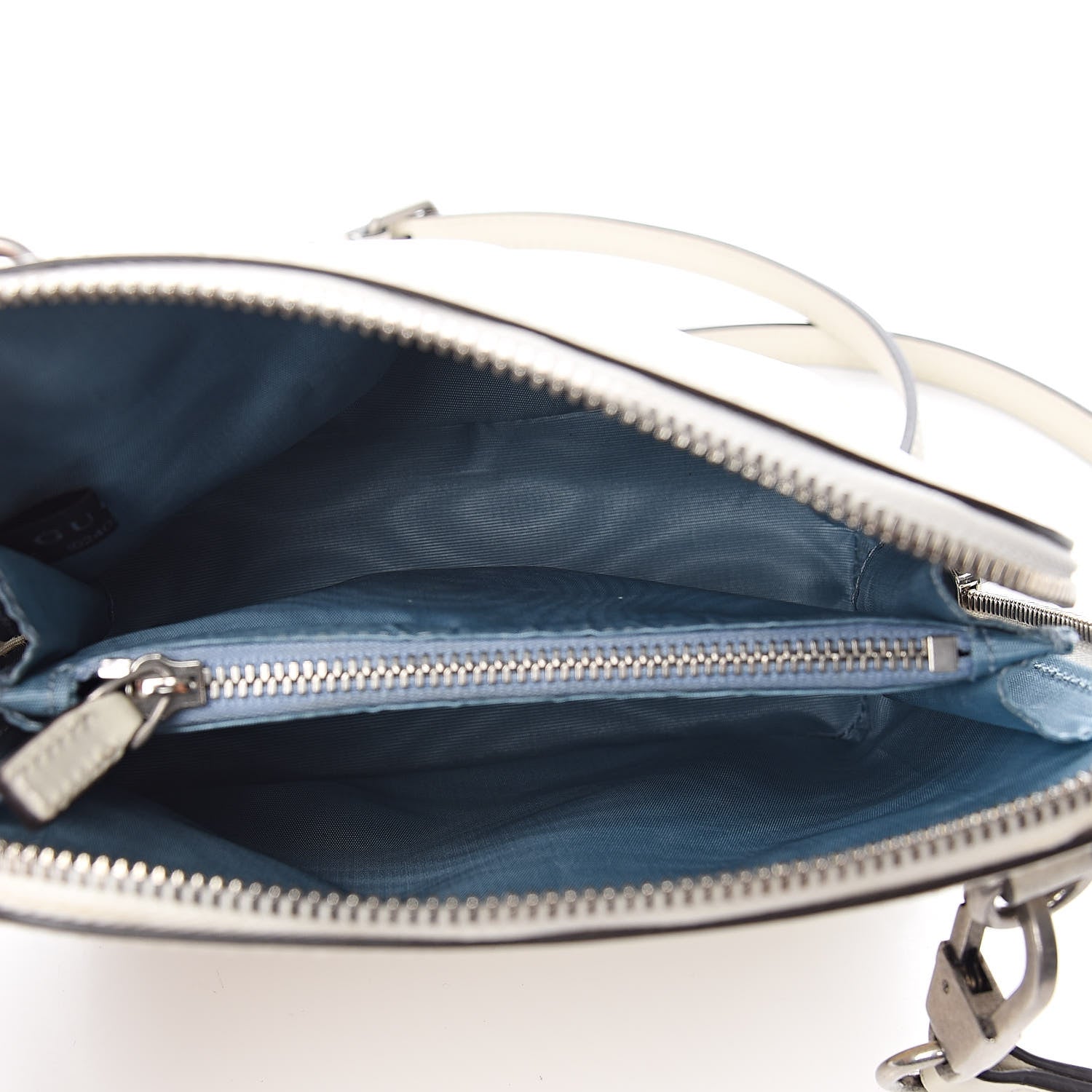 Gucci X SEGA Calfskin GUCCY Stars Mini Dome Shoulder Bag Mystic White Gold 5 of 9