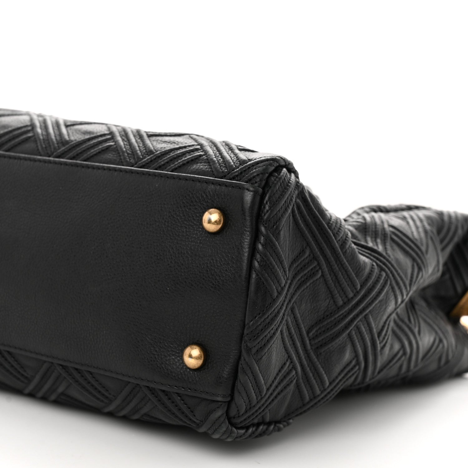 Chanel Calfskin Large Retro Girl Shopping Tote Black 10 of 11