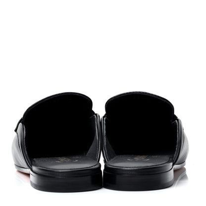 Chanel Lambskin Pearl CC Mules 37 Black 6 of 11