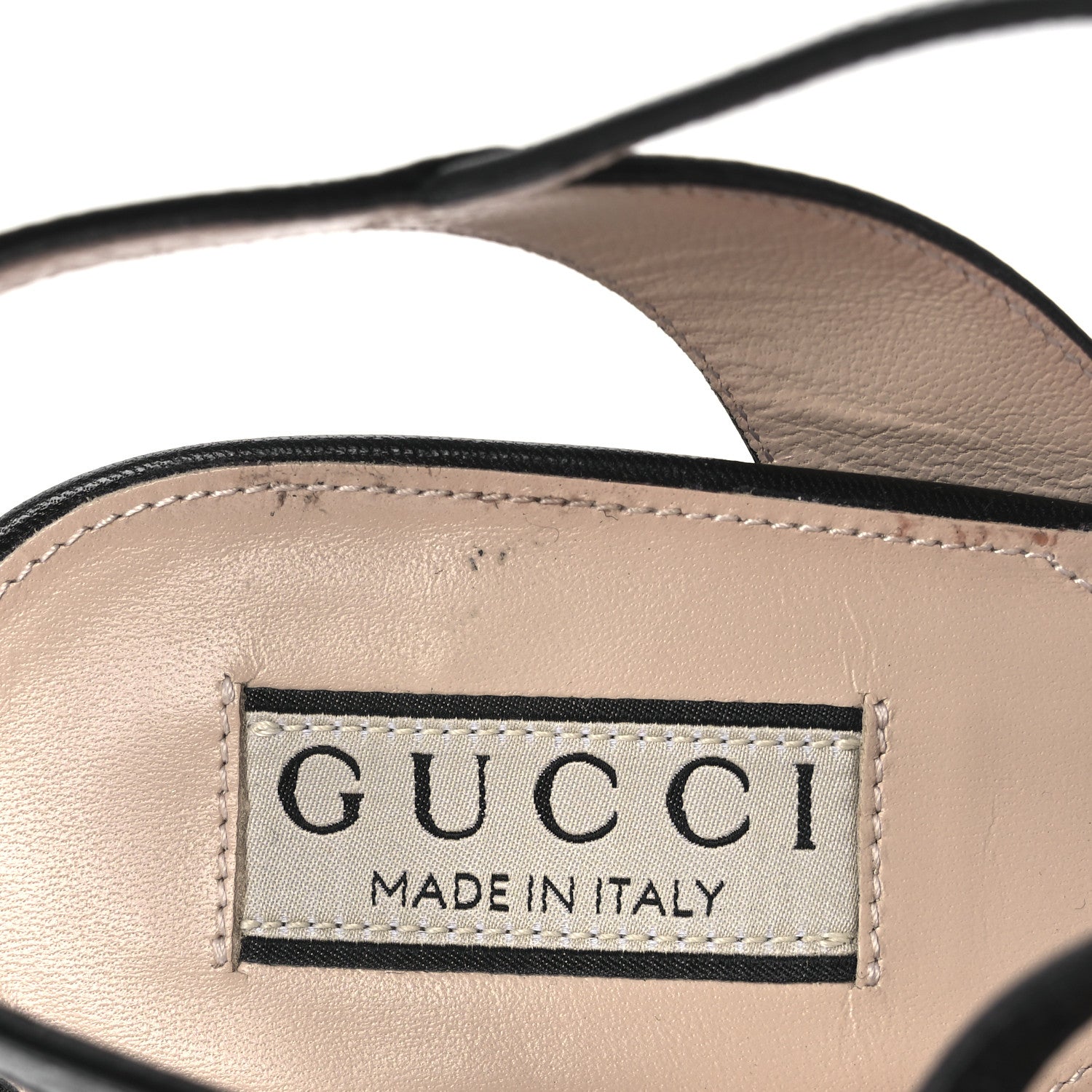 Gucci Malaga Kid Horsebit Lady 75mm Sandals 40.5 Black 9 of 12