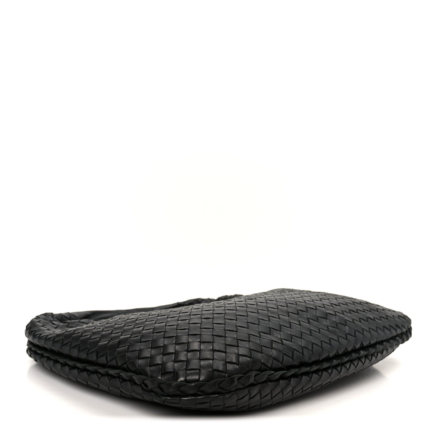 Nappa Intrecciato Medium Veneta Hobo Black
