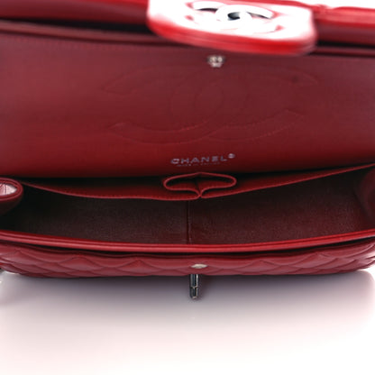 Chanel Lambskin Quilted Jumbo Double Flap Red 5 of 10