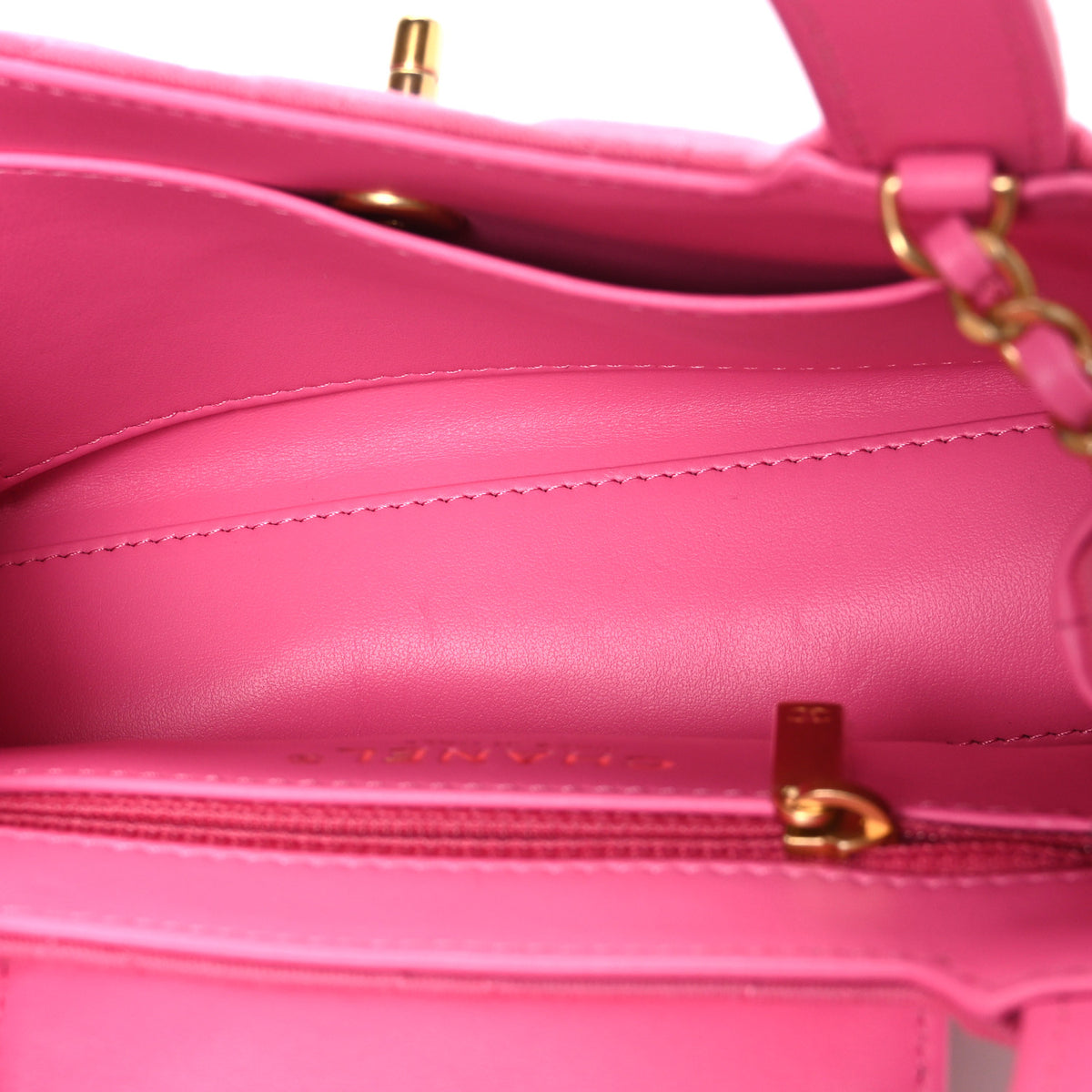 Jersey Quilted Nano Kelly Shopper Pink