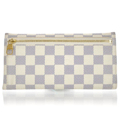 Louis Vuitton Damier Azur Long Origami Wallet 3 of 8